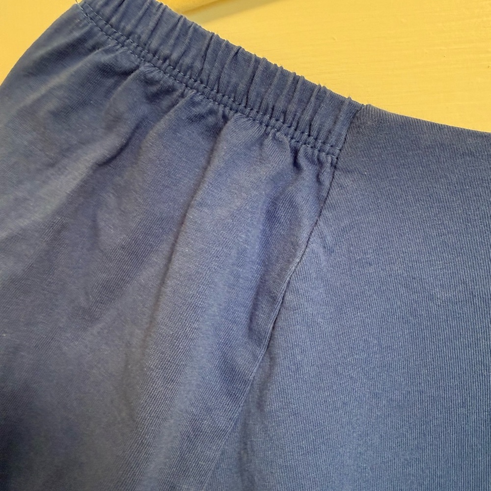 Talbots Blue Off-Shoulder Long Sleeve Top - Picture 2 of 3